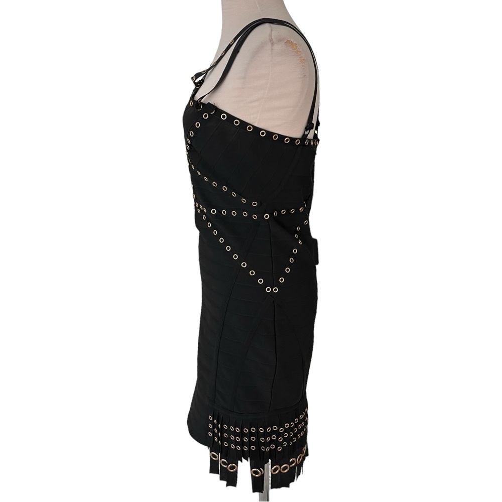 WOW COUTURE BLACK BANDAGE DRESS NEW Large - Picture 7 of 11
